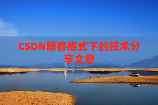 CSDN博客格式下的技术分享文章